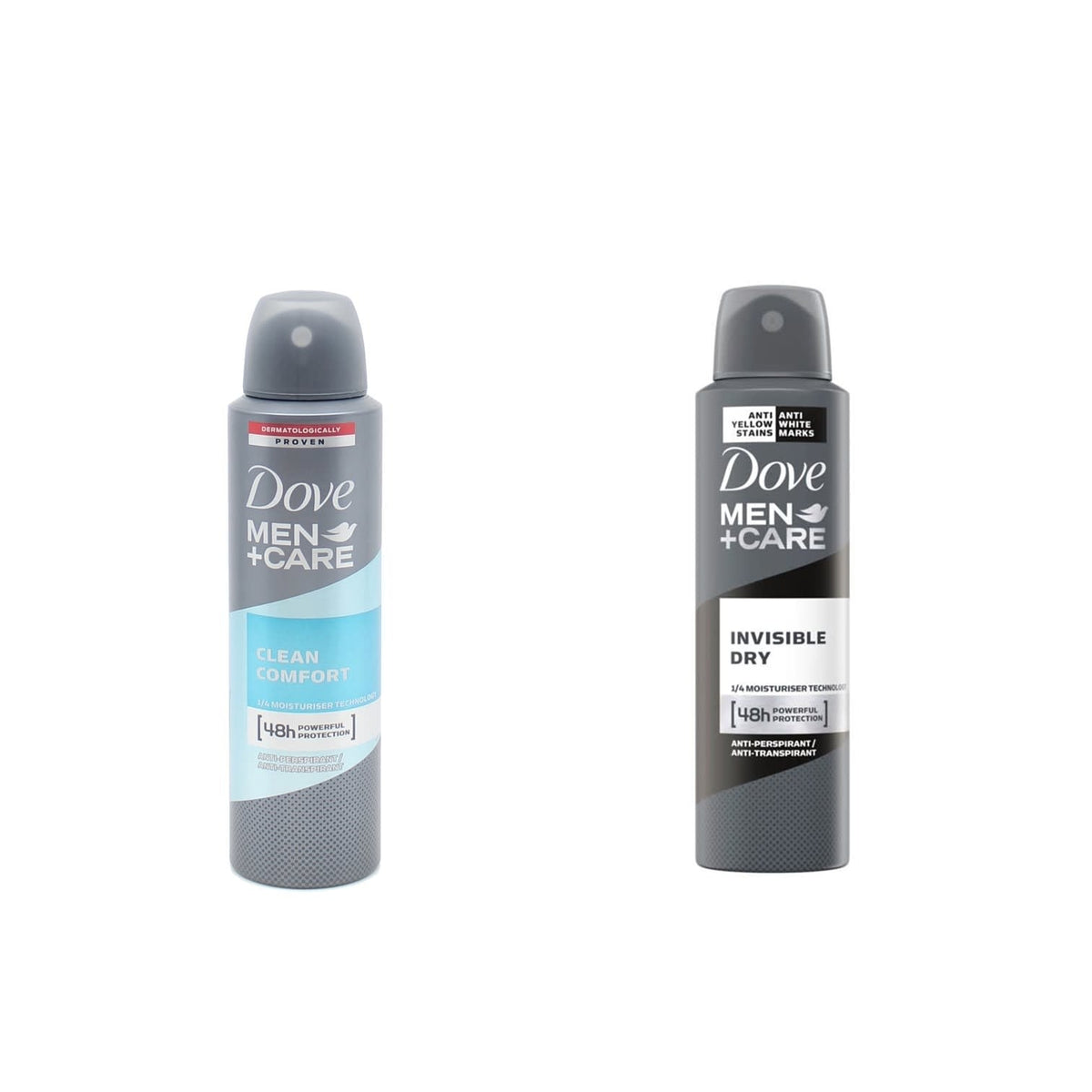Dove Men+Care - Deodorant - Spray - Gemengde Doos - 2 Assortimenten - 12 Stuks