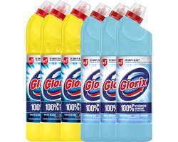 Glorix Bleek Original & Eucalyptus - 6 Stuks - Voordeelverpakking
