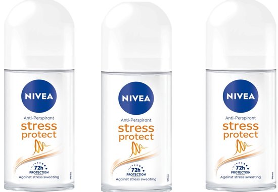 Nivea Deo Roller Stress Protect - 3 x 50 ml