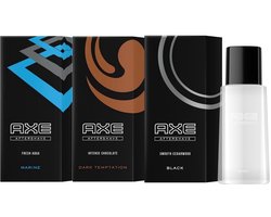 AXE After Shave - MIX - Marine / Dark Temptation / Black - 3 x 100 ml - Voordeelverpakking