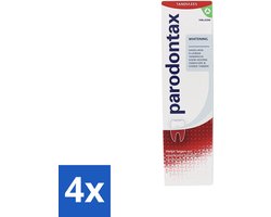 4 x Parodontax - Tandpasta - Whitening - 75ml - Tandpasta - Tanden Witter Maken - Tandplak Verwijderen - Bloedend Tandvlees - Fluoride