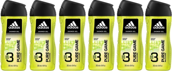Adidas Douchegel - Pure Game - 6 x 250 ml