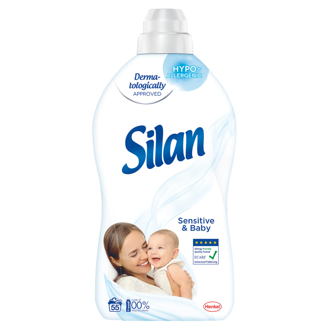 Silan - Wasverzachter - Vloeibaar - Sensitive & Baby - 55Wb/1375ml
