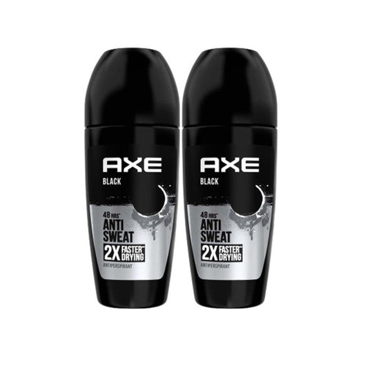 Axe - Deodorant - Roller - Black - 2x50ml