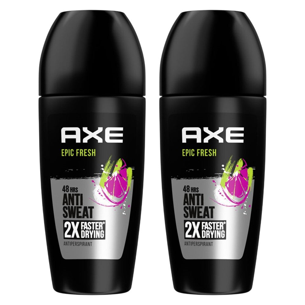 Axe - Deodorant - Roller - Epic Fresh - 2x50ml