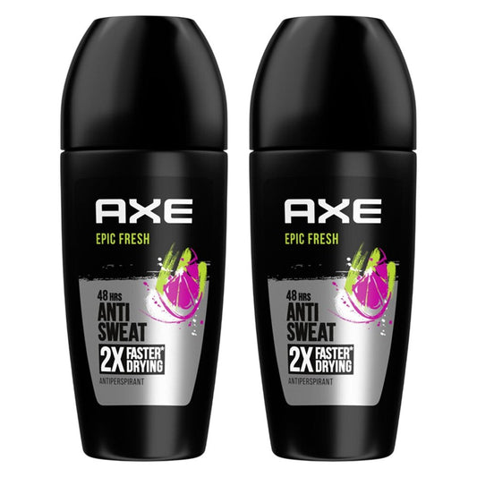 Axe - Deodorant - Roller - Epic Fresh - 2x50ml