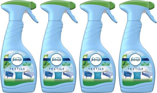 Febreze Textielverfrisser spray Ochtend dauw - 4 x 500 ml