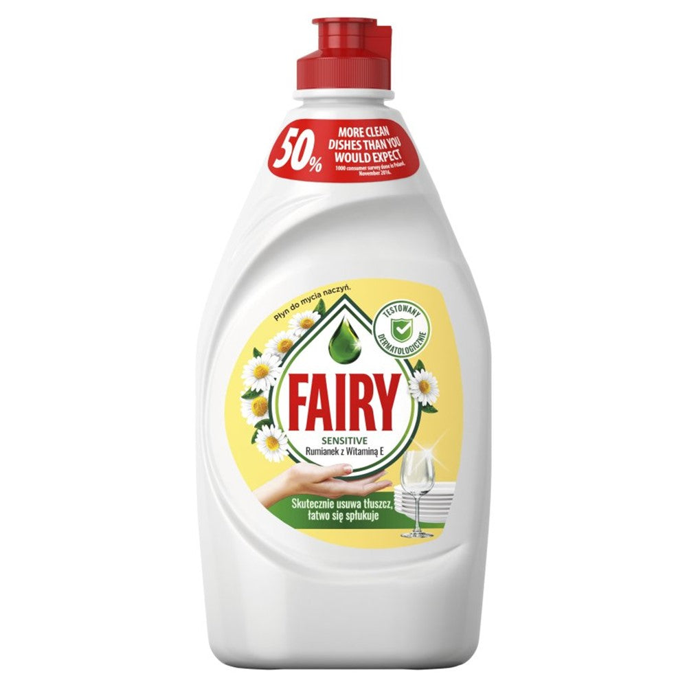 Fairy - Afwasmiddel - Sensitive - Camomila & Vitamin E - 12 x 900ml
