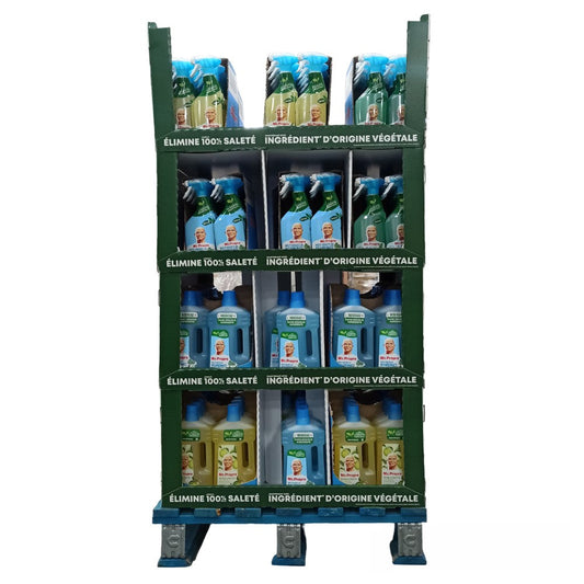 Mr.Propre - Display - Allesreiniger - 5 Assortimenten - 500ml Spray - 1L Bottle - 204 Stuks