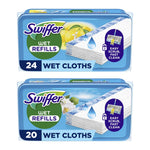 Swiffer - Vochtige Vloerdoekjes - Gemengde Doos - Navulling Wet Lemon & Morning Fresh - 2 Assortimenten - 2 Stuks