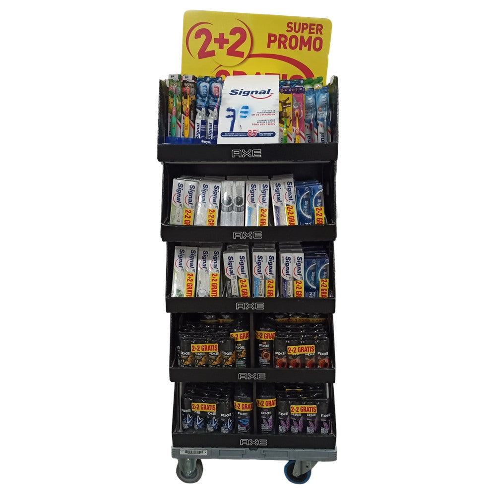 Axe & Signal - Display - Deodorant + Tandenborstel + Tandpasta - 348 Stuks