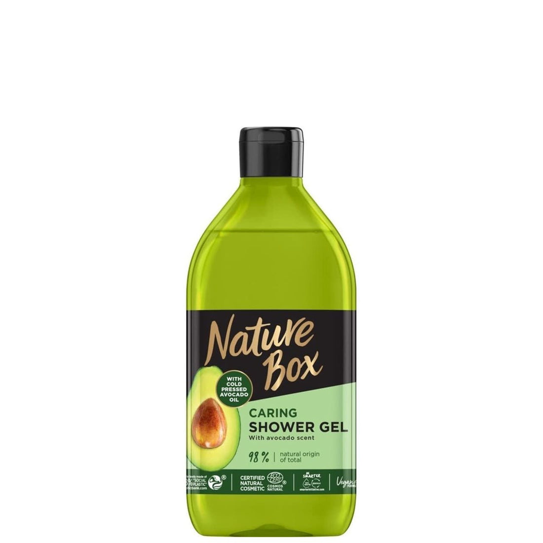 Nature Box - Douchegel - Caring - With Avocado Scent - 385ml