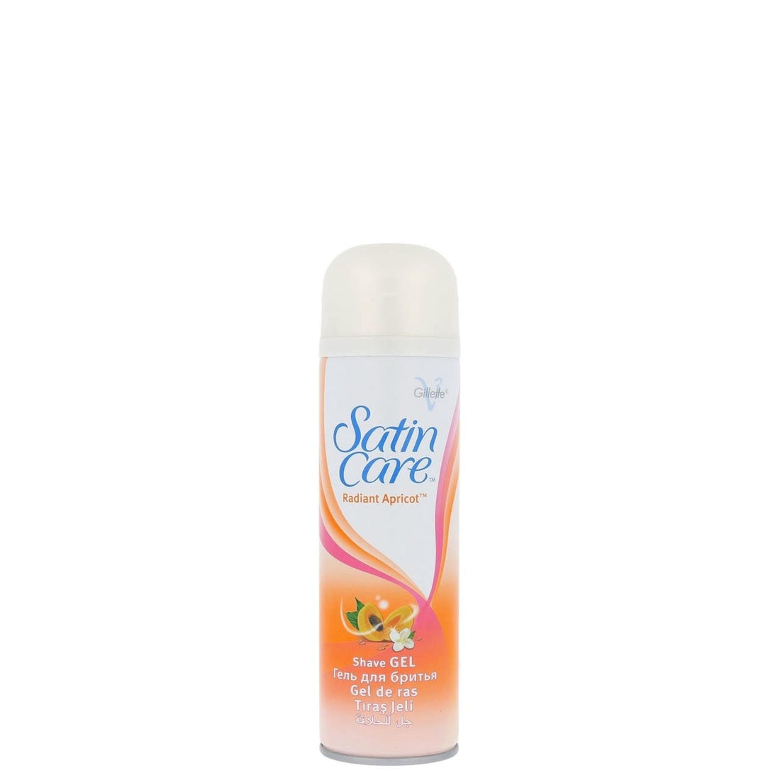 Gillette Satin Care - Scheergel - Radiant Apricot - 200ml