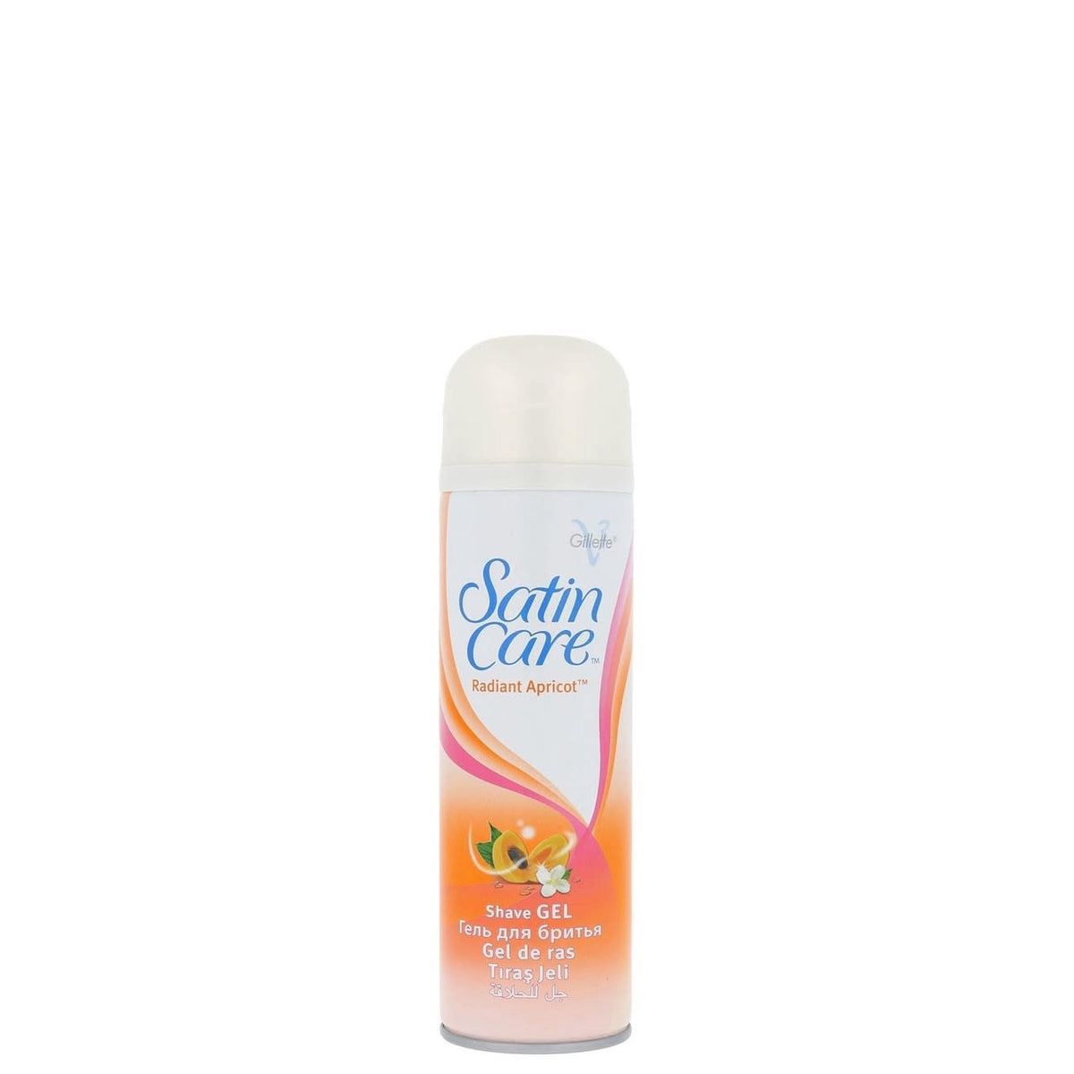 Gillette Satin Care - Scheergel - Radiant Apricot - 200ml