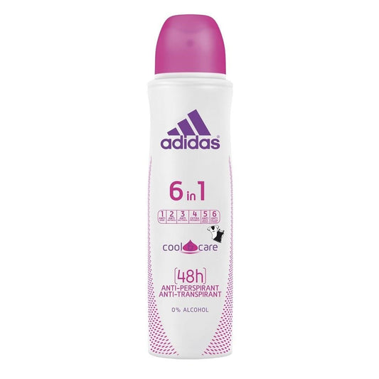 Adidas - Deodorant - Spray - Cool & Care - 6 in 1 - 150ml