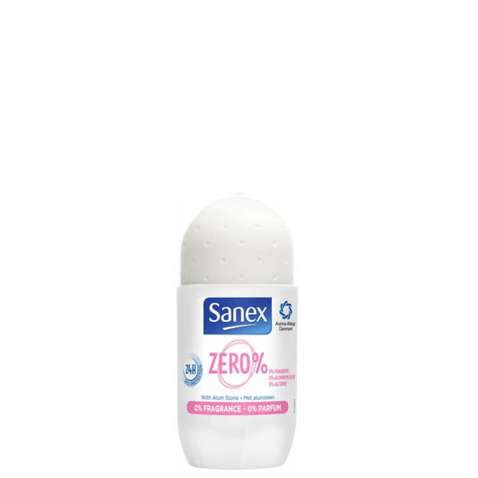 Sanex - Deodorant - Roller - Zero% - 0% Frangrance - 50ml