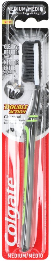Colgate - Tandenborstel - Double Action Charcoal - Medium - 1st