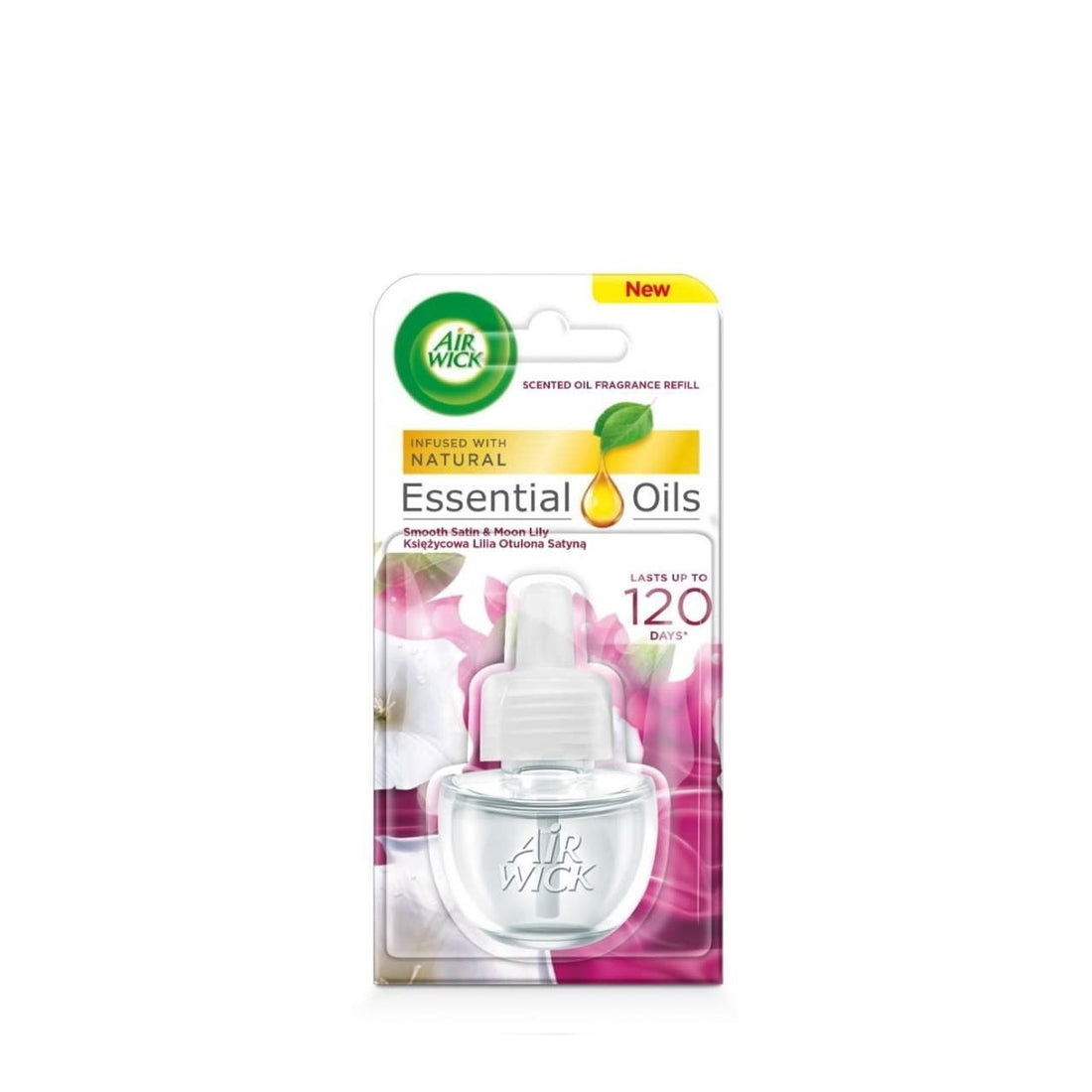 Air Wick - Luchtverfrisser - Navulling - Smooth Satin & Moon Lily - 19ml
