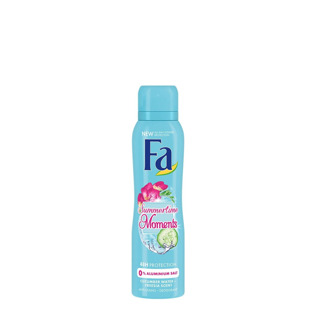 Fa - Deodorant - Spray - Summertime Moments - Cucumber Water-Freesia Scent - 150ml