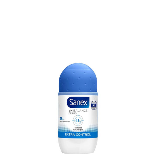 Sanex - Deodorant - Roller - pH Balance Dermo - Extra Control - 50ml