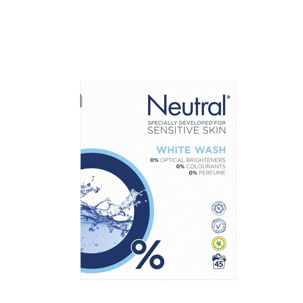 Neutral - Wasmiddel - Waspoeder - White Wash - 45Wb/3000g