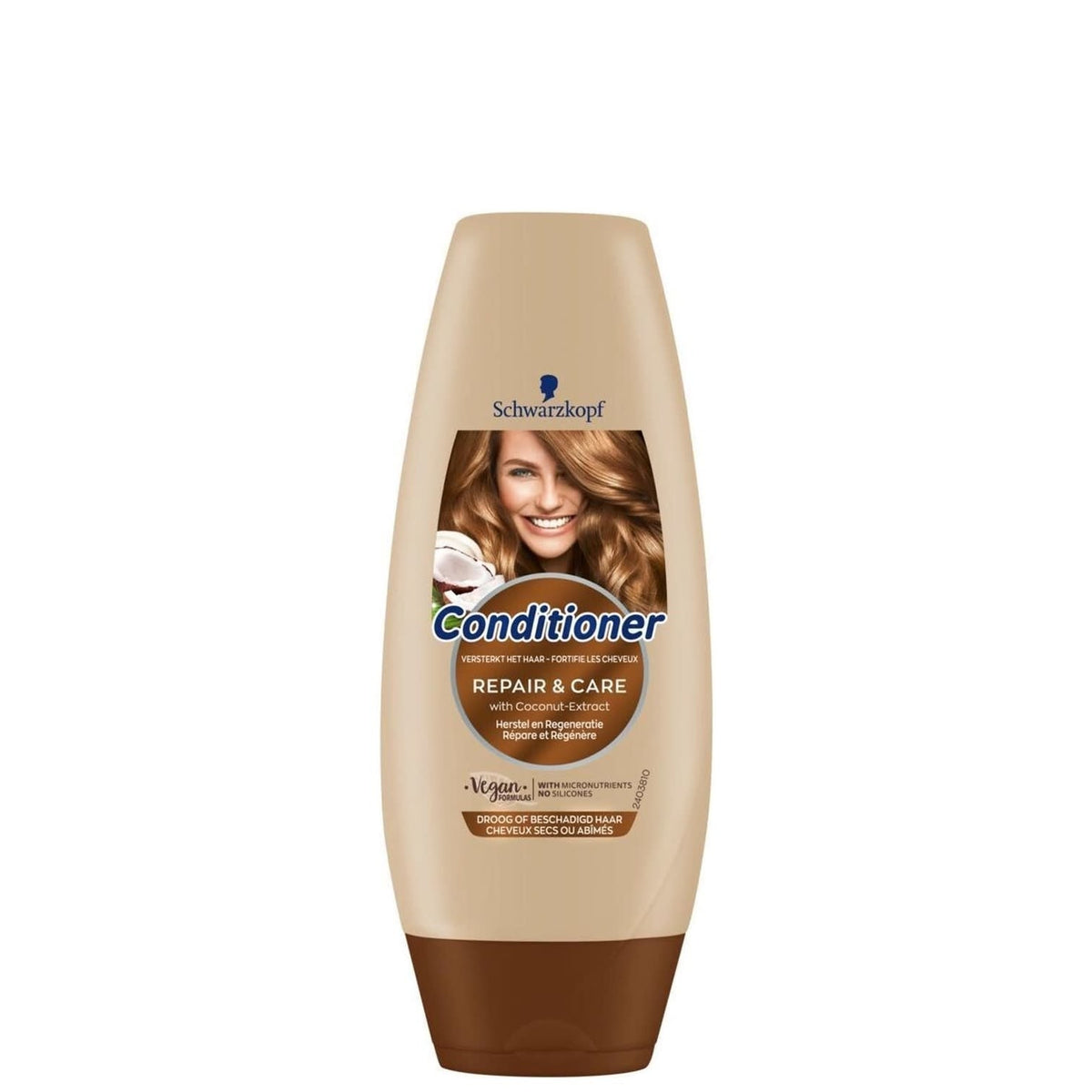 Schwarzkopf - Conditioner - Repair & Care - Droog Of Beschadigd Haar - 250ml