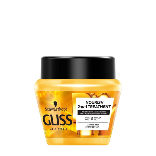 Gliss Kur - Haarmasker - Oil Nutritive - Nourish 2-in-1 Treatment - 300ml