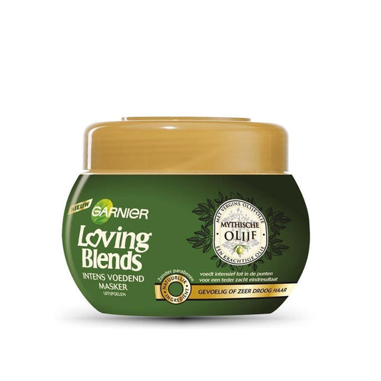 Garnier Loving Blends - Haarmasker - Mythische Olijf - Gevoelig Of Zeer Droog Haar - 300ml