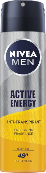 Nivea Men - Deodorant - Spray - Active Energy - 150ml