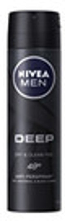 Nivea Men - Deodorant - Spray - Deep - Black Carbon - 150ml