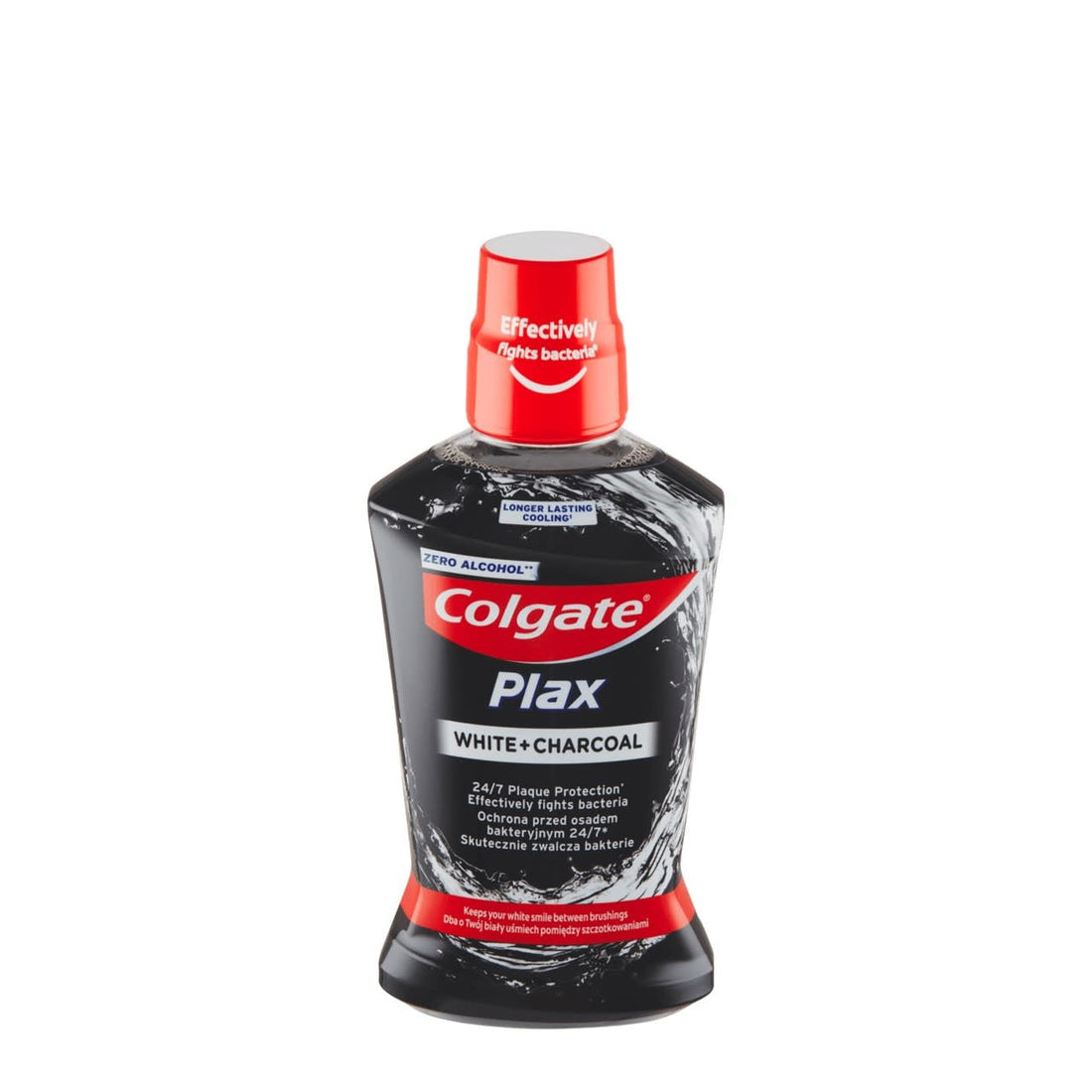 Colgate - Mondwater - Plax - White + Charcoal - Zero Alcohol - 500ml