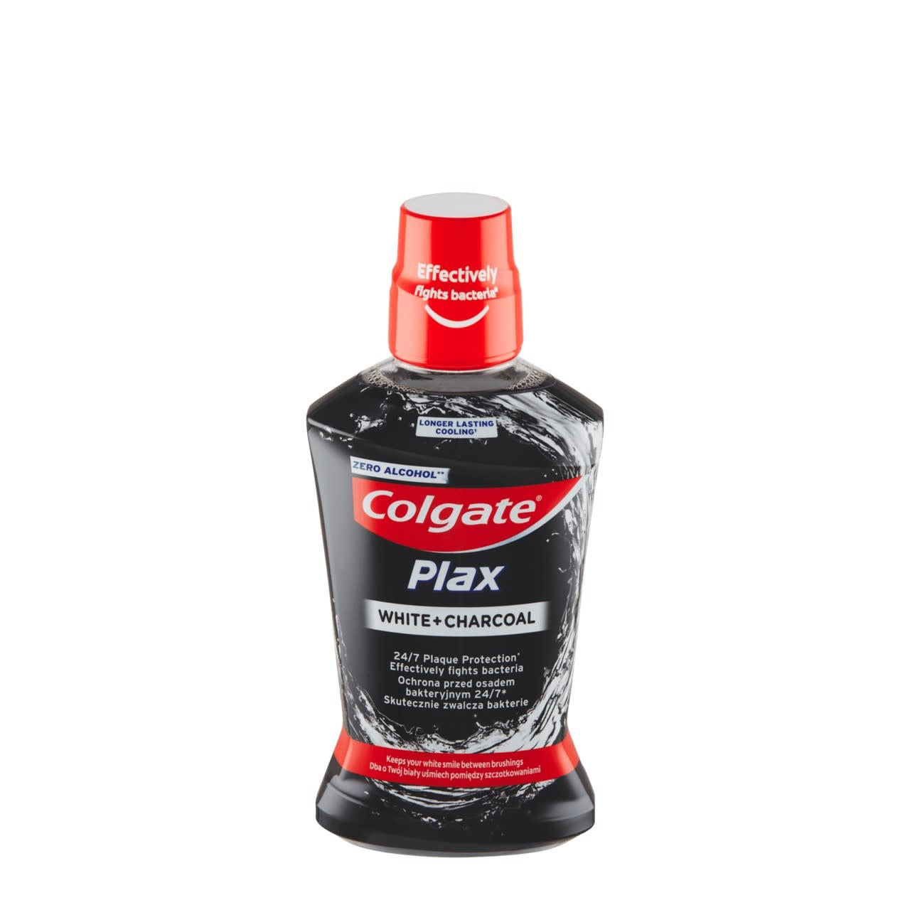 Colgate - Mondwater - Plax - White + Charcoal - Zero Alcohol - 500ml