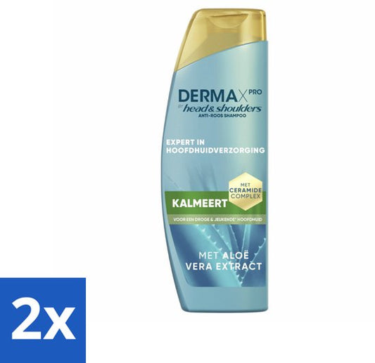 Head & Shoulders – Shampoo – DermaXPro Kalmeert – 250 ml - Voordeelverpakking - 2 stuks