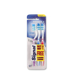 Signal - Tandenborstel - Fighter+ - Medium - 2+1 - 3 stuks