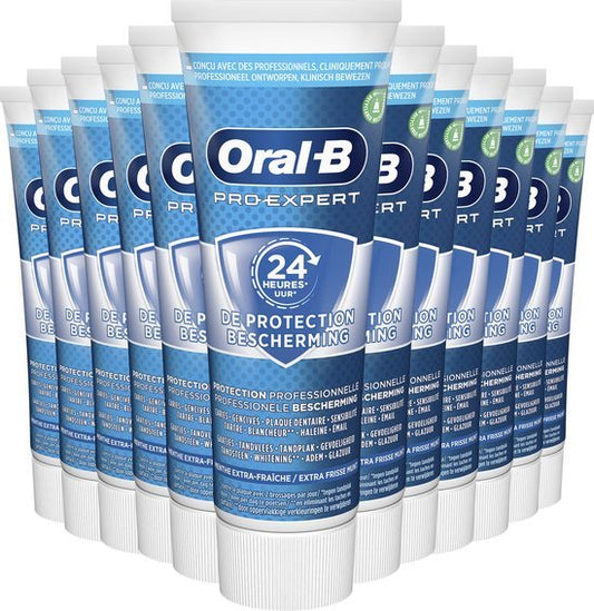 Oral-B Pro-Expert Professionele Bescherming - Voordeelverpakking 12x75 ml - Tandpasta
