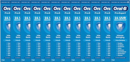 Oral-B Pro-Expert Intense Reiniging - Voordeelverpakking 12 x 75 ml - Tandpasta