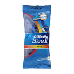 Gillette Blue II Plus - Scheermesjes - Chromium Coating - 5 Stuks