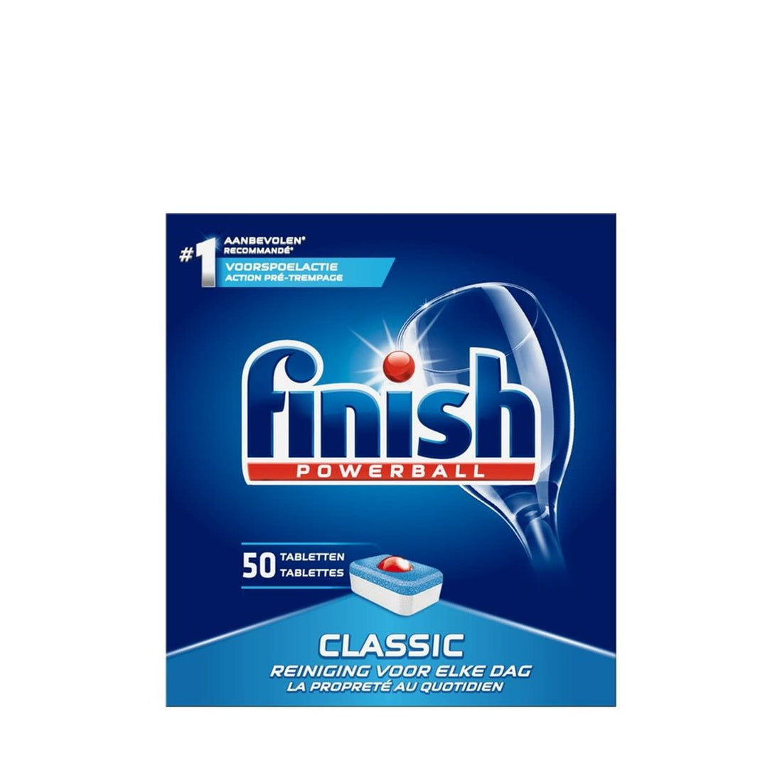 Finish - Vaatwas - Tablet - Powerball - Classic - 50 Tabs - 832g