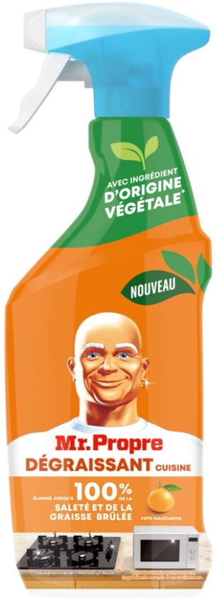 Mr. Proper - Keukenontvetter Spray - Mandarijn - Natuurlijke ingrediënten - 500 ml