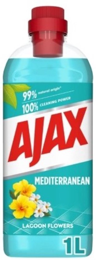 Ajax - Allesreiniger - Mediterranean - Tonen van Lagunebloemen - 1L