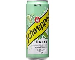 Schweppes - Mojito Frisdrank - 24 x 0,33 Liter blik