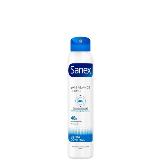 Sanex - Deodorant - Spray - pH Balance Dermo - Extra Control - 200ml