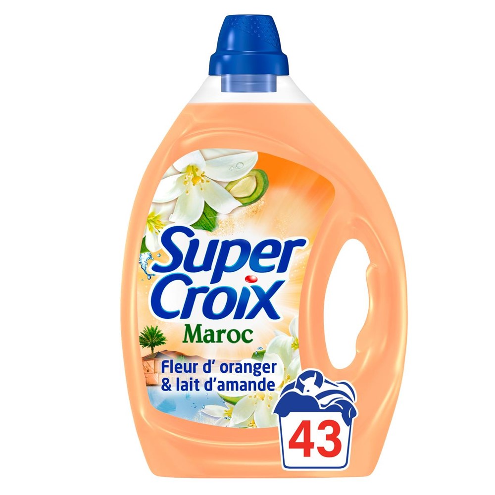 Super Croix - Wasmiddel - Vloeibaar - Selection Du Monde - Fleur D'oranger & Lait D'amande - 43Wb/2.15L