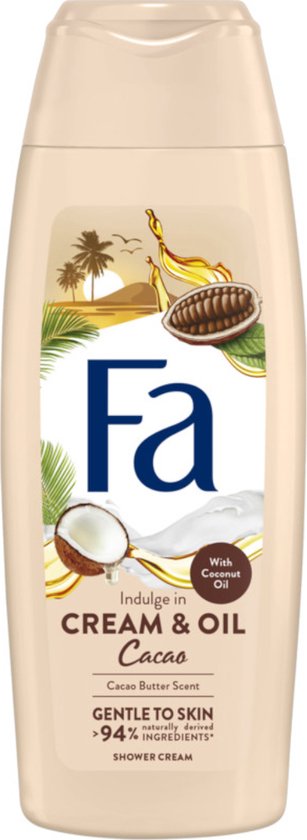 Fa - Douchegel - Cream & Oil - With Coco Oil & Cacao Butter Scent - 250ml
