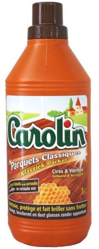 Carolin - Klassiek Parket - Vloerreinigingsmiddel - Met Canauba Was - 1 L
