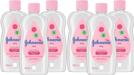 Johnson's - Babyolie Regular - 6 x 200 ml