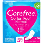 Carefree - Inlegkruisjes - Normal - Cotton Feel Normal - Unscented - 56 Stuks