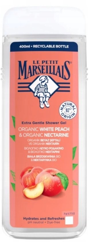 Le Petit Marseillais - Witte Perzik & Nectarine BIO - Douchegel - 400ml