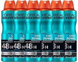L’Oréal Paris Men Expert Cool Powder Deodorant Spray - 6 x 150 ml