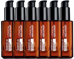 L'Oréal Paris Men Expert BarberClub Baardolie - Voor Lange Baard en Huid - 6 x 30 ml - Multiverpakking